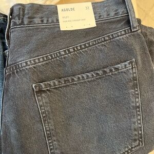 Agolde Dark Gray High Rise Jeans BRAND NEW